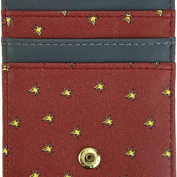 Owl Hedwig Wallet Faux Leather Slim Compact Card Holder with ID Window - Picture 5 of 6